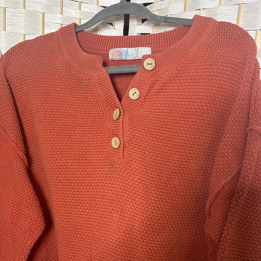 FP Beach Waffle-Knit Sweater & Pant Set - Picture 4 of 7